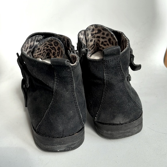 LUCKY BRAND DOSEY BOOTIES studded black suede - Picture 6 of 9